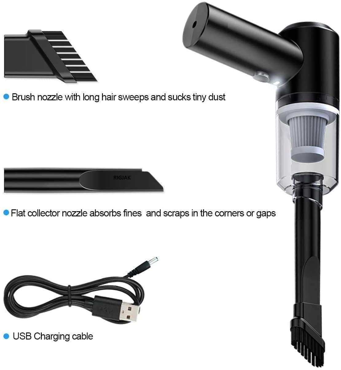 Portable Air Duster & Wireless Vacuum Cleaner – Powerful 2-in-1 Cleaning Solution for Home, Office & Car